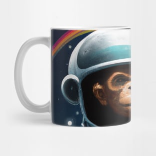 Astronaut Rainbow Monkey Mug